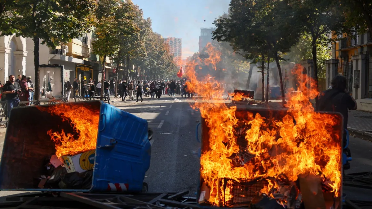 Studentenproteste in albanischer Hauptstadt Tirana eskalieren