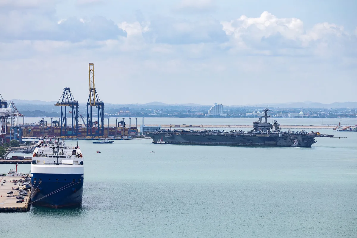 USS Abraham Lincoln arrives in Thailand after extended Iran deployment
