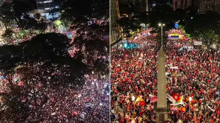Multidão ocupa Belo Horizonte em ato pela reeleição de Lula e em defesa da educação pública