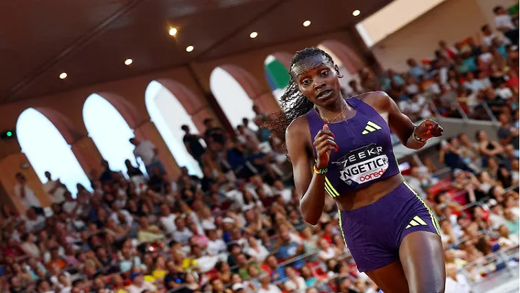 Kenya’s Ngetich breaks women-only half marathon world record