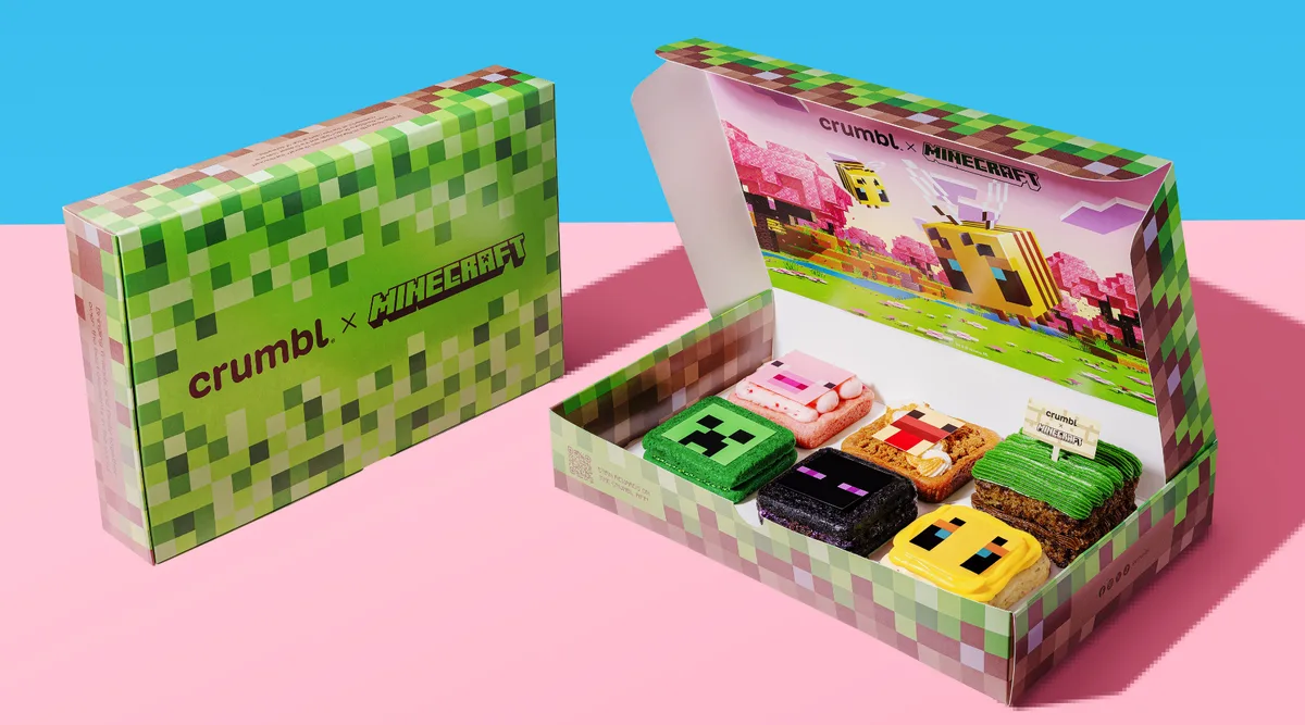 Crumbl Cookies just announced a Minecraft menu, complete with exclusive mystery spoons