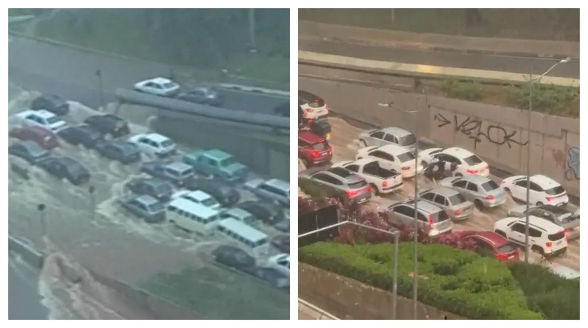 Anhangabaú teve enchente em 1999, quando 160 veículos ficaram submersos; protocolo da CET prevê bloqueio preventivo do túnel