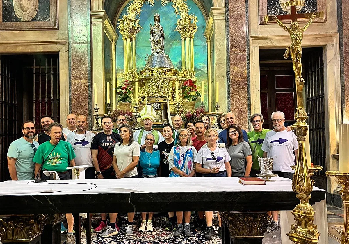 Medio centenar de peregrinos parten de Toledo hacia Urda