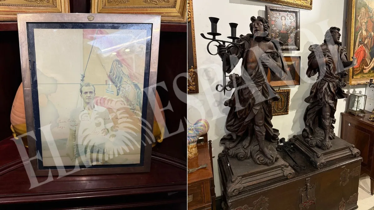 De la foto que Juan Carlos I le dedicó a Franco a un bargueño de 4.500 euros: salen a subasta los objetos del Pazo de Meirás