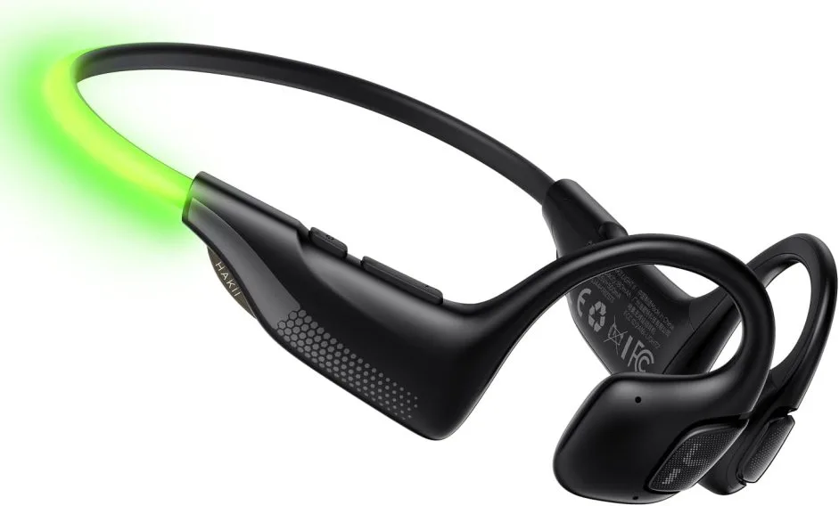 These $32 Running Headphones Light Up at Night to Keep You Safe On Your Evening Walk or Run
