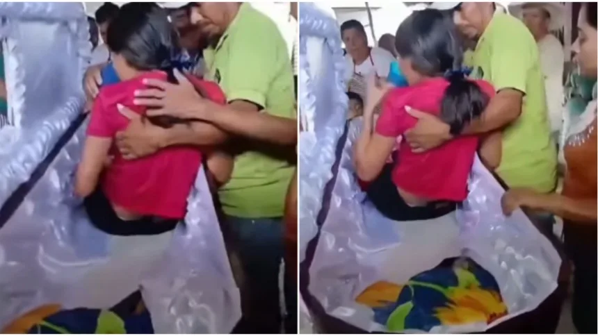 VIDEO VIRAL: Despertó en un ataúd durante su propio velorio y dejó a todos en shock