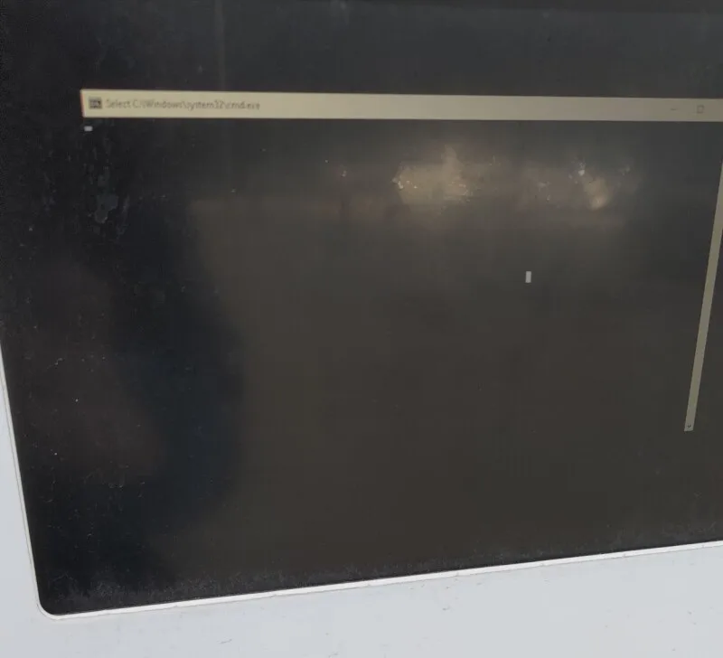Oh no, what happened to my OOHPod? Windows command prompt puts in a surprise appearance
