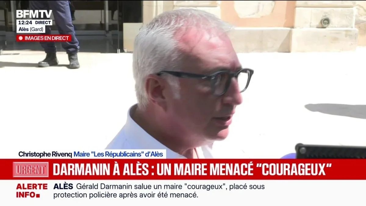 "Rien ne me fera changer dans mon action": menacé par la DZ Mafia, Christophe Rivenq, le maire d'Alès "se sent soutenu"