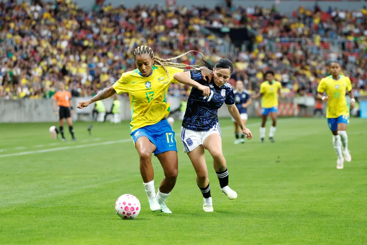 Seleção Brasileira feminina reencontra a Argentina em amistoso no Recife