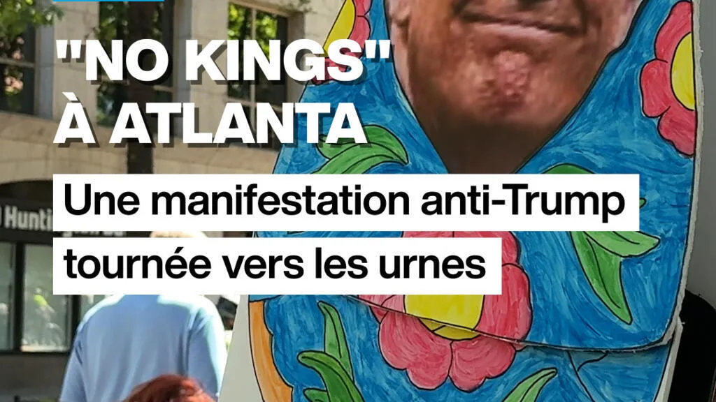 "No Kings" : à Atlanta, une manifestation anti-Trump tournée vers les urnes