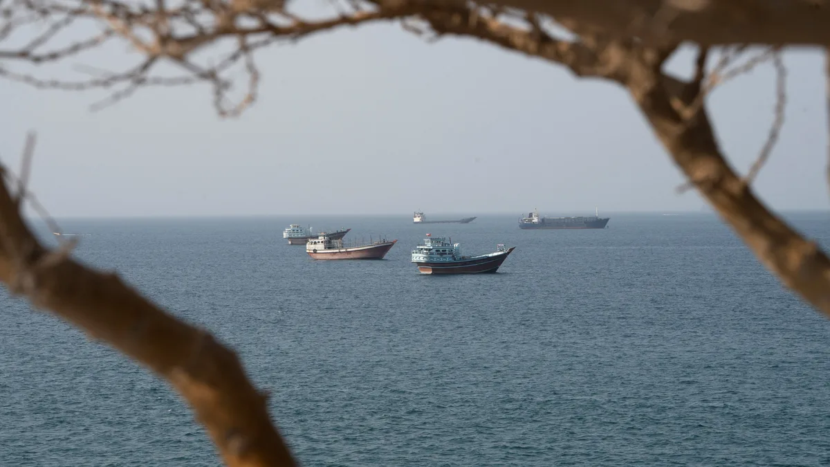 Crew casualty after projectile hits vessel in Strait of Hormuz