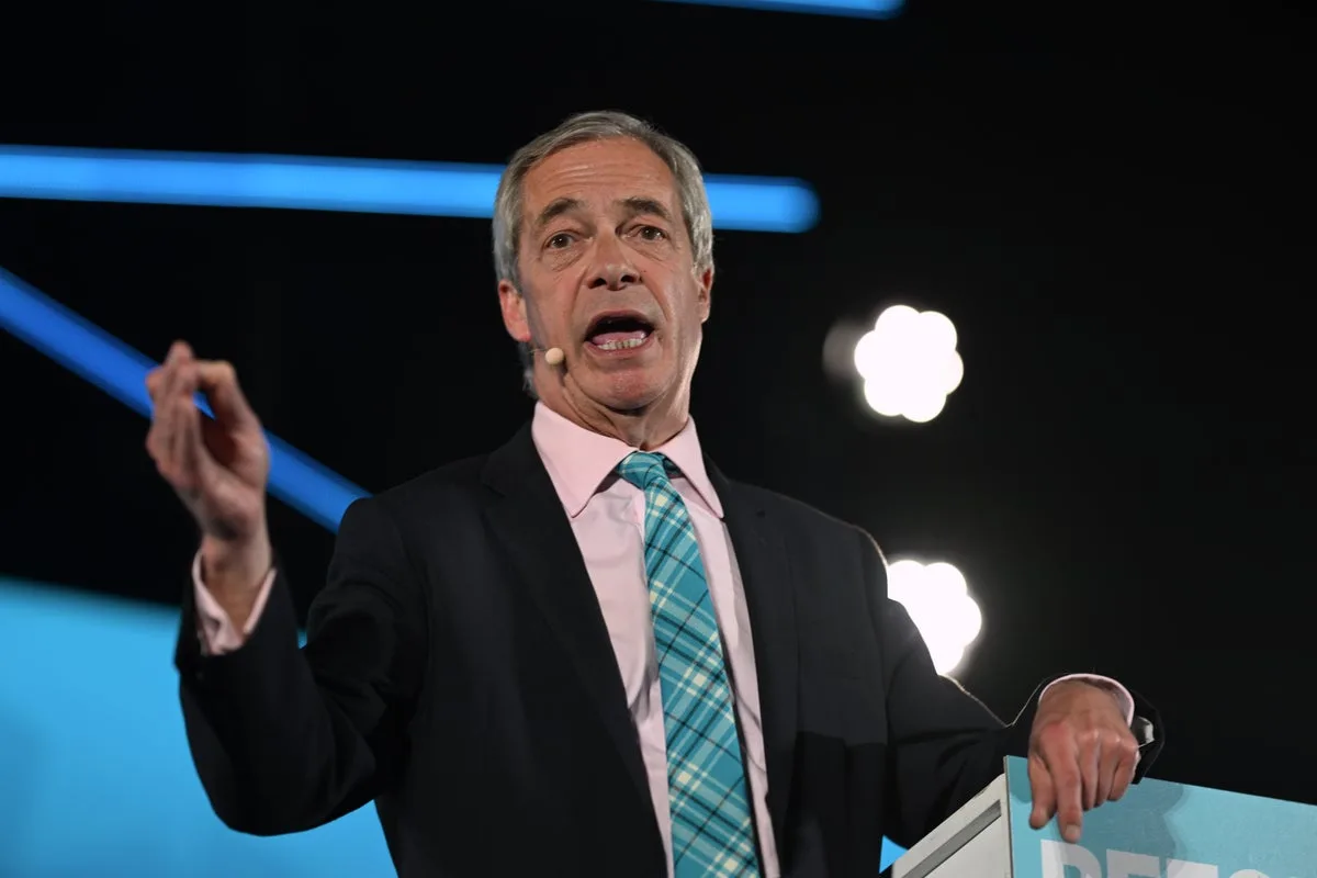 Farage’s Reform crashes to third place in polls as Tories regain ground
