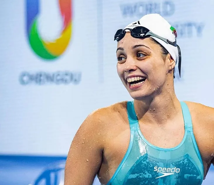 Camila Rebelo revalida ouro nos 200 metros costas nos Jogos do Mediterrâneo