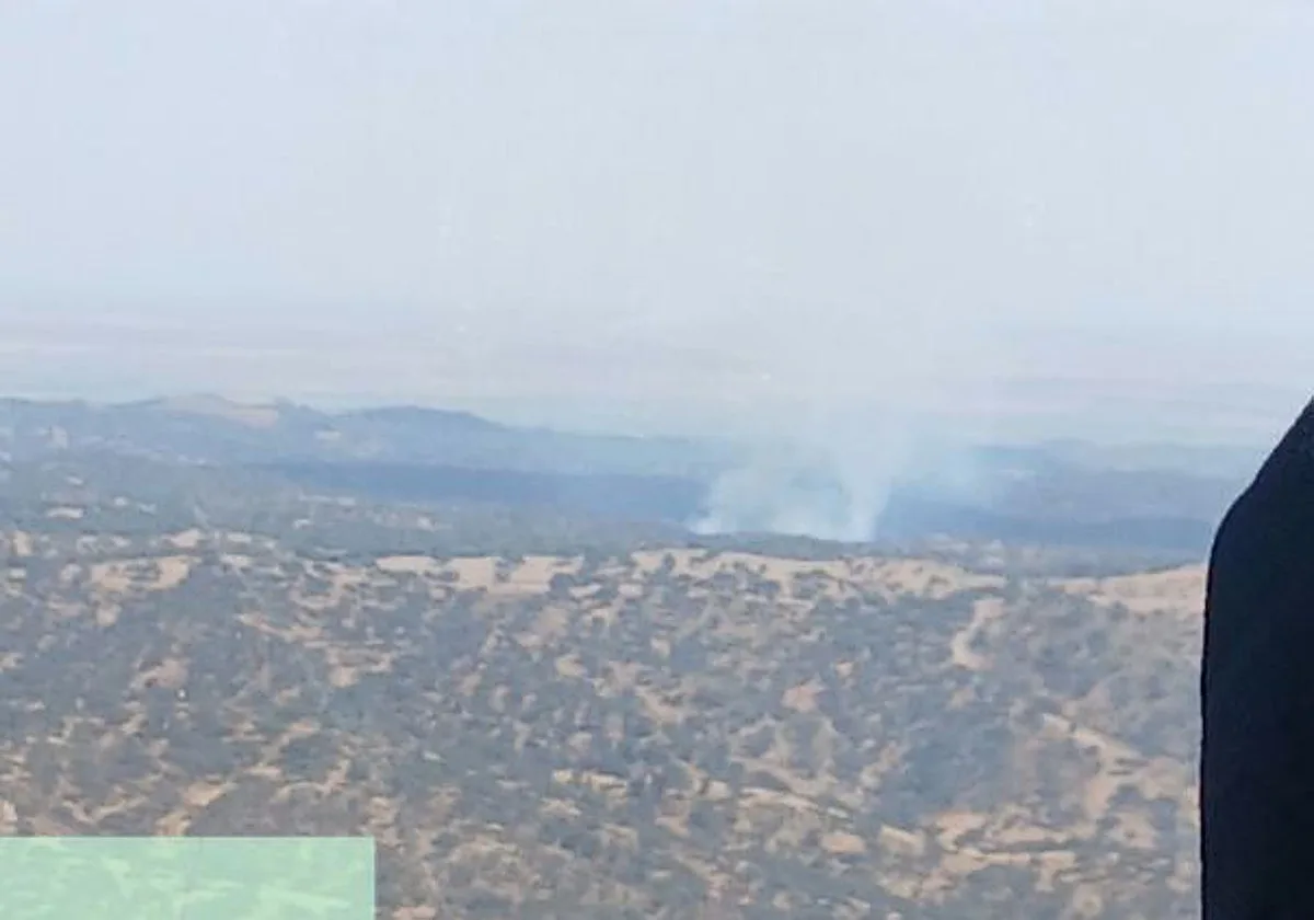 Declarado un incendio forestal en Villanueva del Río y Minas