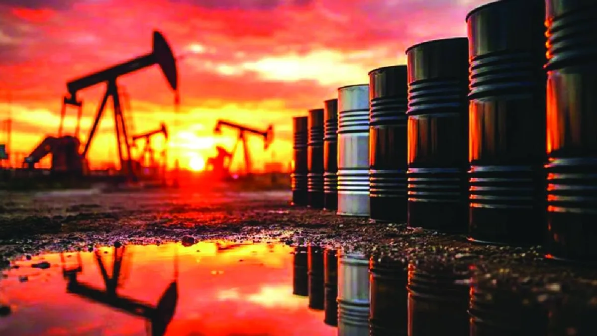 Oil prices fall $1 after touching three week high amid Middle East tensions
