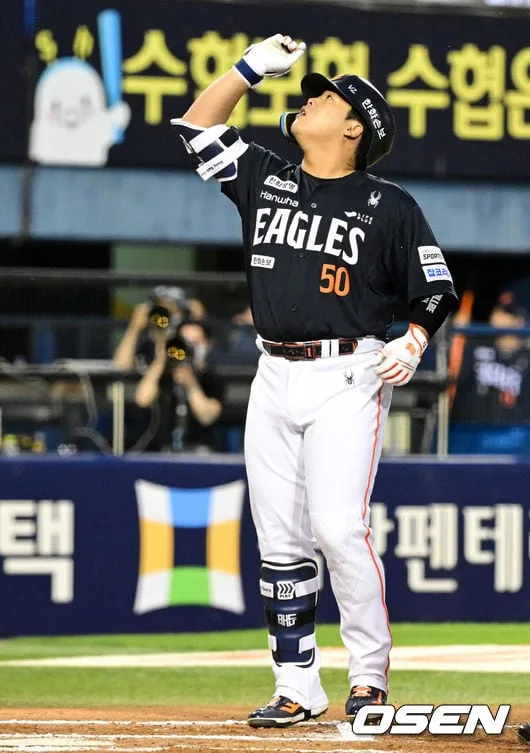 한화팬들 이래도 안 설렐 수 있나…‘100억 FA’ 강백호가 살아나기 시작했다, 152km 밀어쳐 쾅→이틀 연속 장타+타점 [오!쎈 대구]