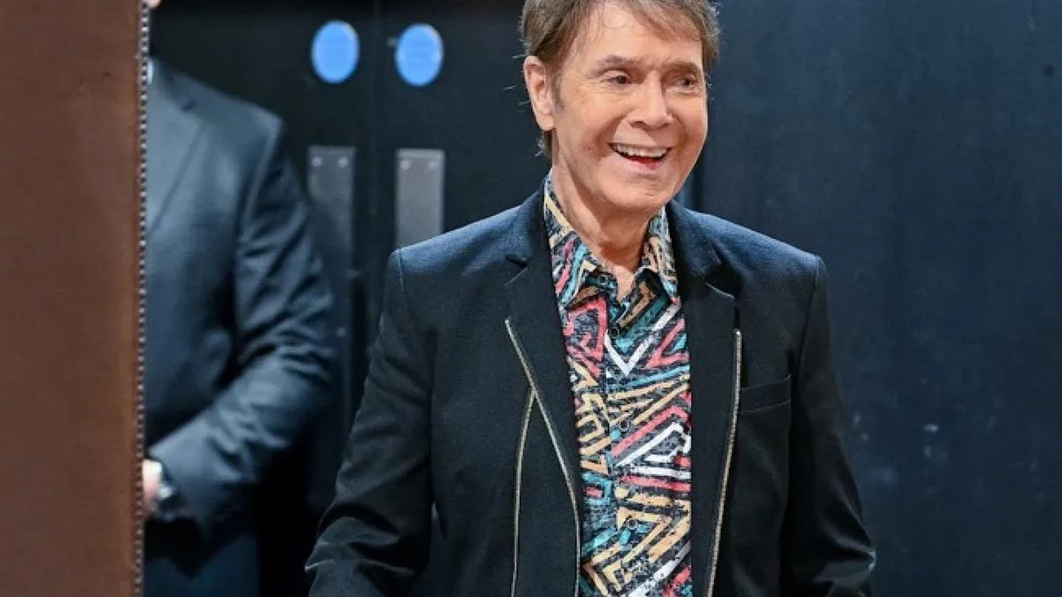 Sir Cliff Richard celebrates 86th birthday in flamboyant style with fans