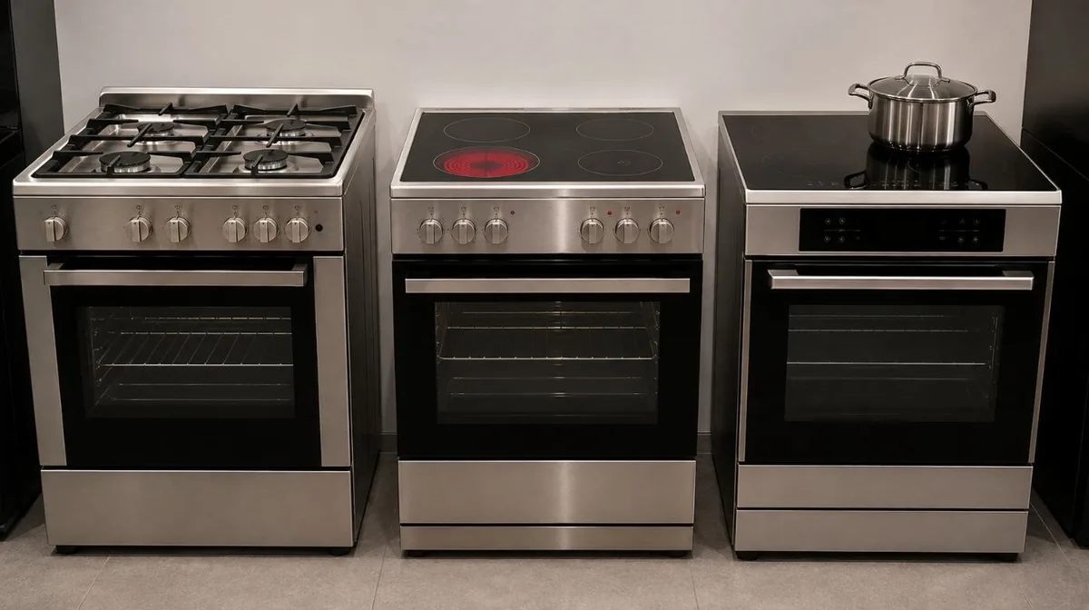 Qué cocina conviene más: a gas, eléctrica o de inducción