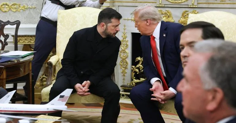 A corda entre Zelensky e Trump partiu de vez?