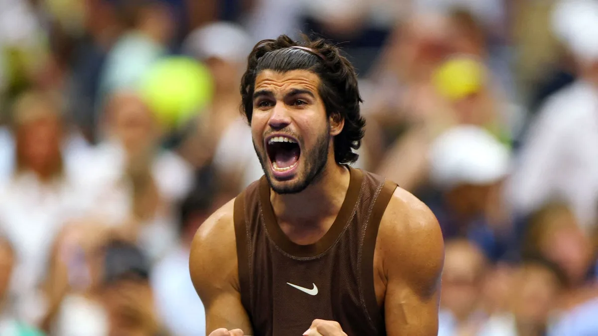 La 'mentira' con la boca pequeña de Carlos Alcaraz en el US Open tras volver a ganar por la puerta grande