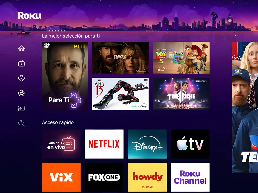Roku cambia la pantalla de inicio de sus dispositivos después de 10 años: así se ve en México