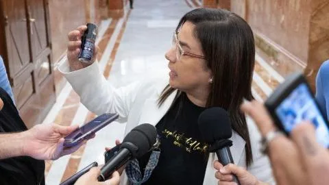 Un juzgado abre diligencias por las lesiones denunciadas tras el incidente del spray de pimienta de Ana Vázquez en el Congreso