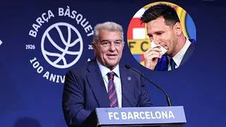 Joan Laporta sobre el homenaje a Messi: "Se lo haremos cuando el estadio esté acabado"