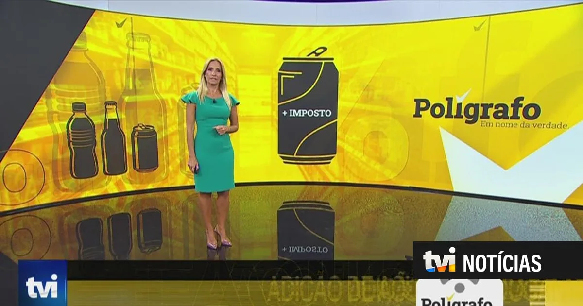 Polígrafo. Bebidas com adição de açúcar e adoçantes pagam mais do que os alimentos?