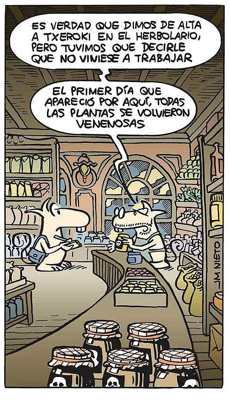 El herbolario y Txeroki