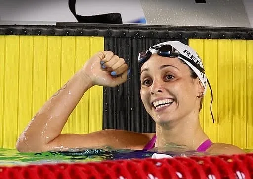 Camila Rebelo conquista ouro nos 100 metros costas com recorde dos Jogos do Mediterrâneo