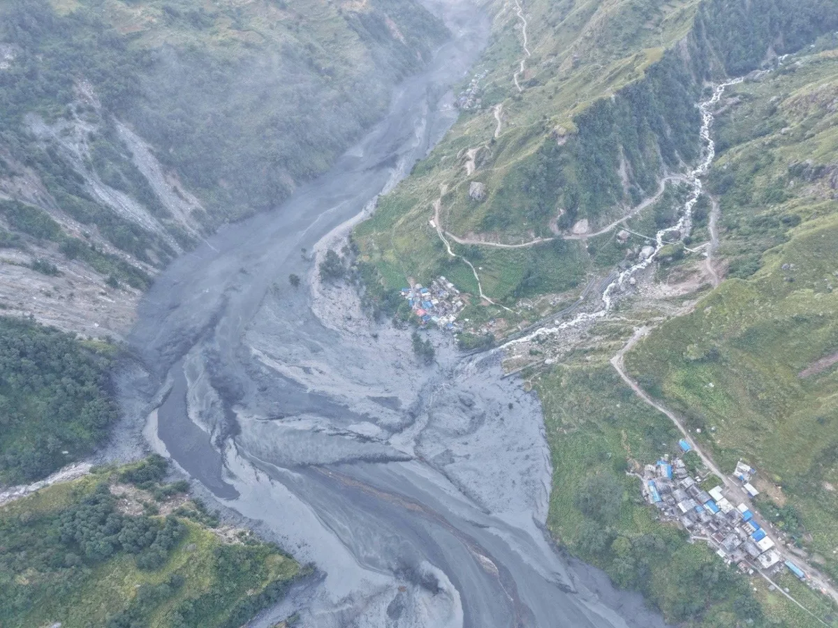 Five people missing after Nepal flash floods sweep away houses