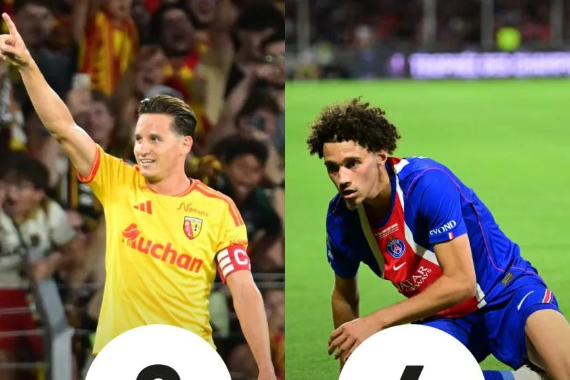 Les notes de Lens - PSG : Thauvin porte-bonheur, Akliouche trop tendre
