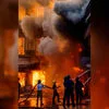 Grande incêndio dos Armazéns do Chiado reconstituído em inteligência artificial