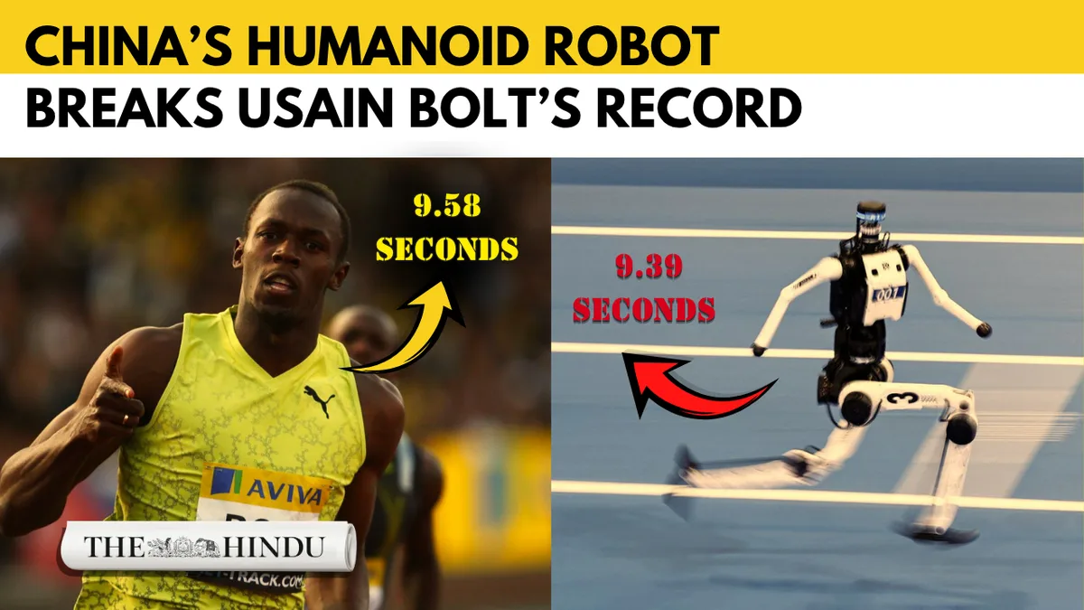 Watch: Chinese humanoid robots beat Usain Bolt’s 100m record, break high-jump record at Beijing games