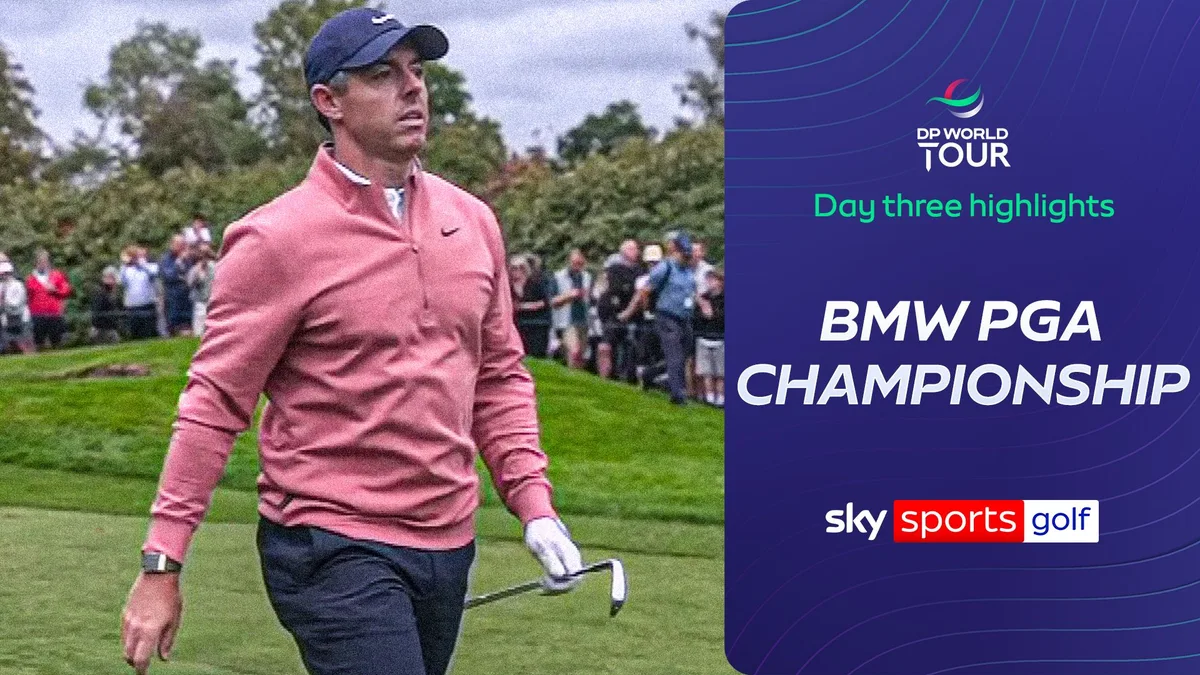 McIlroy two off pace entering final day of BMW PGA Championship