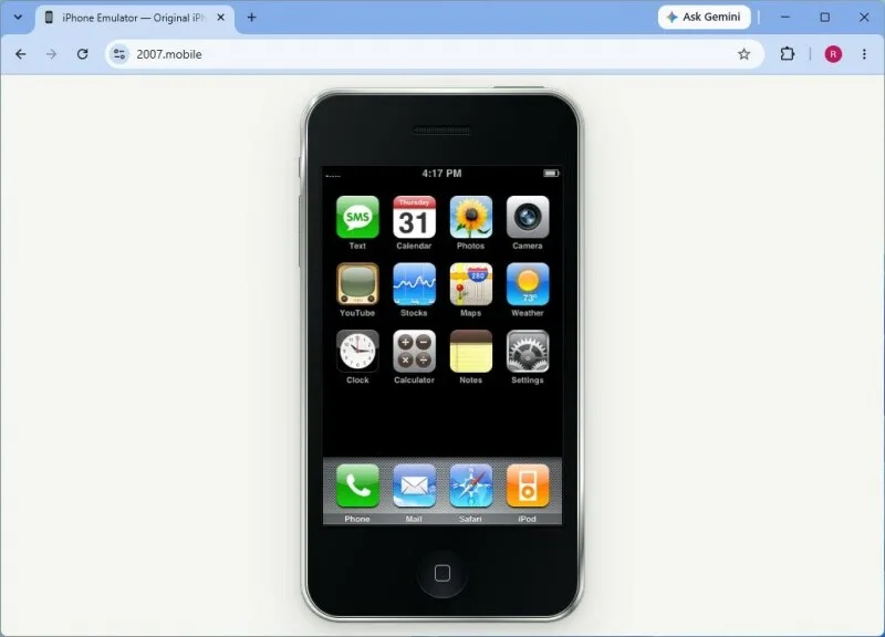 Fire up that iPhone 1 emulation and party like it's 2007