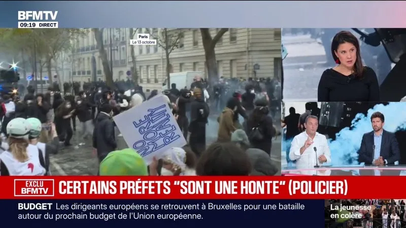 Mobilisation du 17 octobre: Fabien Vanhemelryck, secrétaire général d’Alliance police nationale, “prévoit le pire”