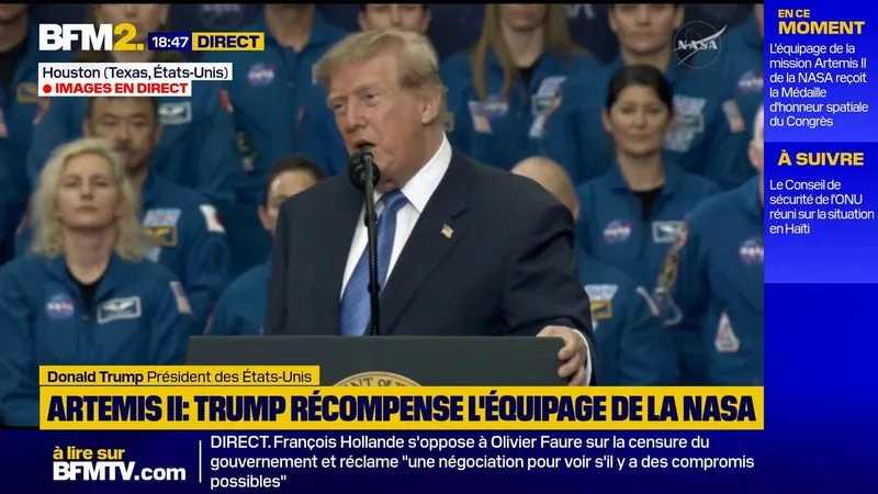 États-Unis: Donald Trump annonce la création d'une académie nationale dédiée à l'espace