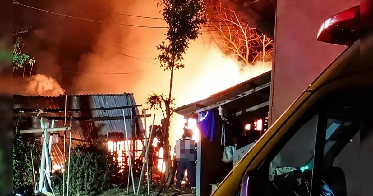 Incêndio destrói residência no Jardim Alvorada, em Ivaiporã