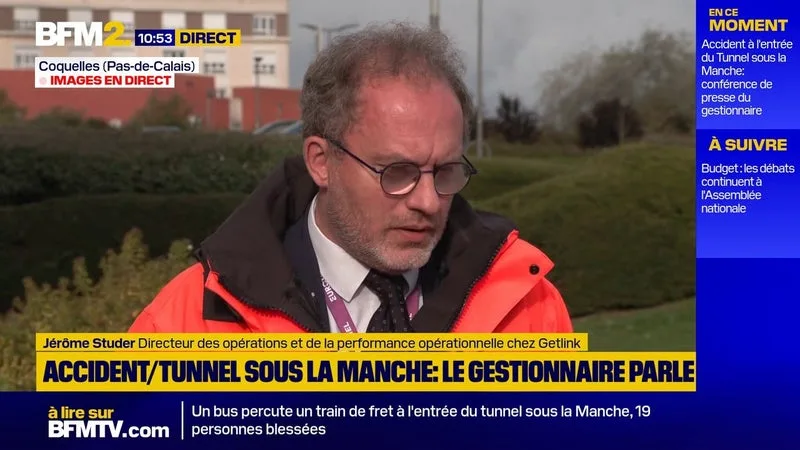 Accident à l'entrée du tunnel sous la Manche: "La première fois en 32 ans", souligne le gestionnaire