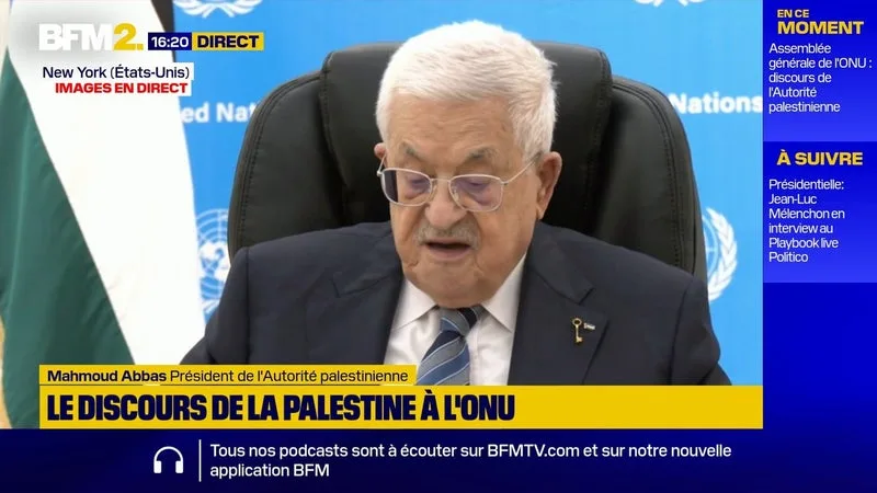 Privé de visa à l'ONU, le président de l'Autorité palestinienne Mahmoud Abbas dénonce des "mesures punitives"
