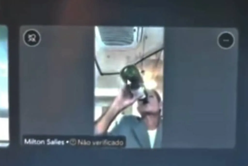 Juiz é afastado após aparecer bebendo vinho e fumando durante sessão do TJ-MG