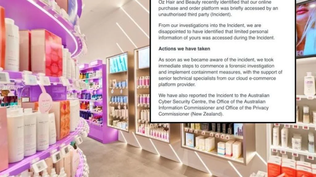 Personal data of 2 million customers exposed in Oz Hair and Beauty breach