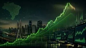 Ibovespa opera em alta pela 12ª sessão com alívio em Treasury e eleição do radar