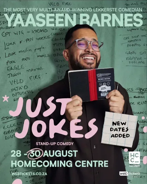 Just Jokes has one last laugh with Yasseen Barnes' additional Cape show date