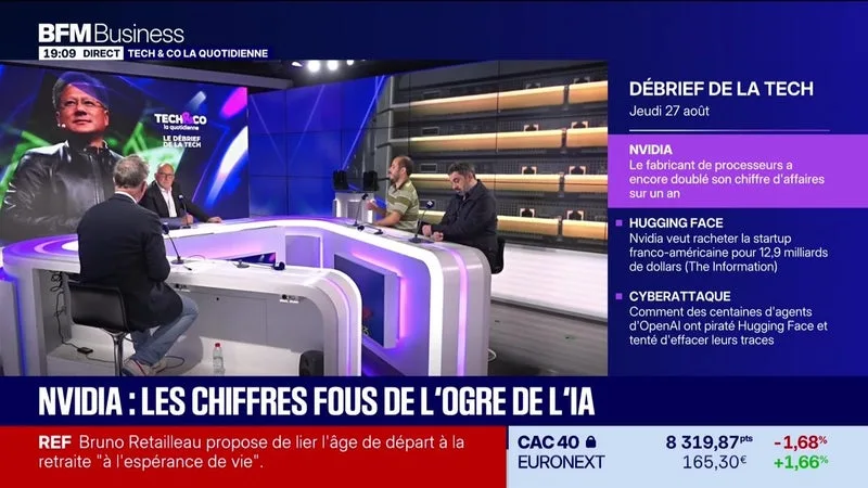 Nvidia : les chiffres fous de l’ogre de l’IA - 27/08