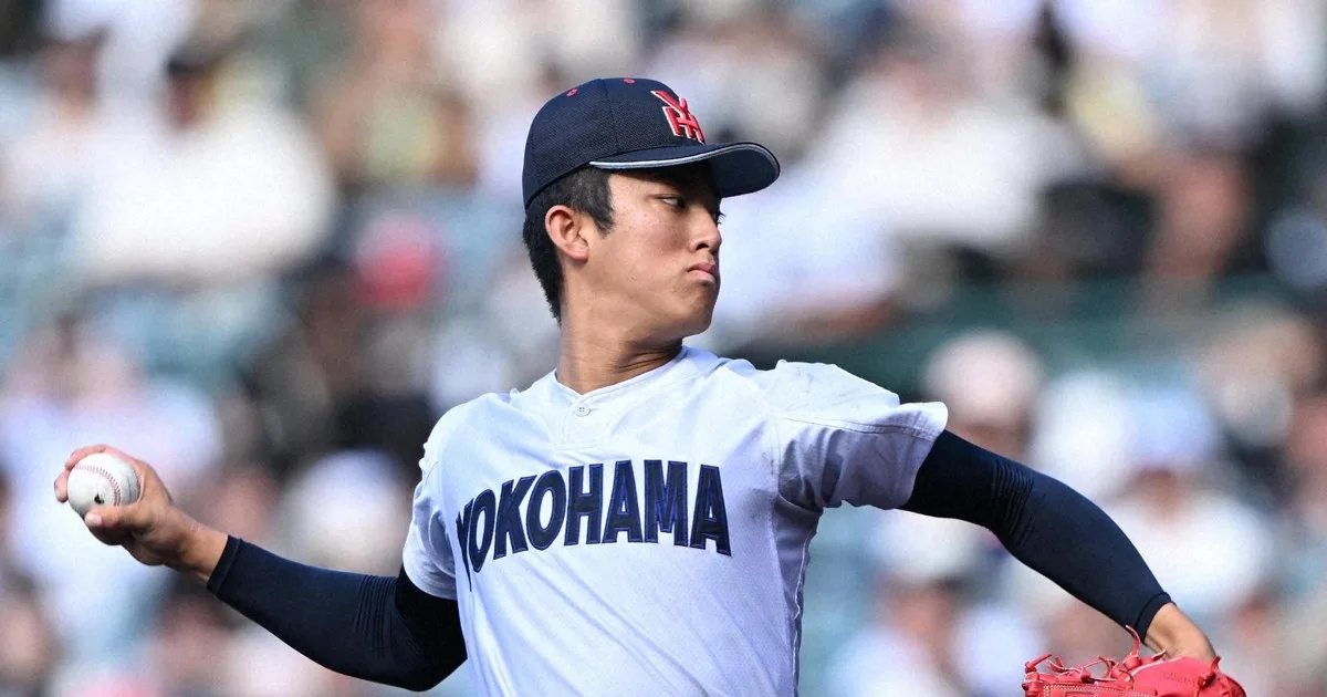 横浜高・織田が高卒で米大リーグ挑戦へ ドラフト1位候補で異例
