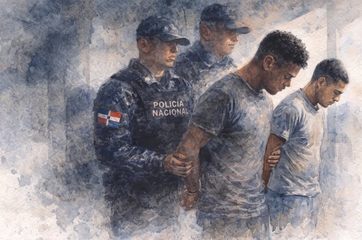 La Policía Nacional en República Dominicana detuvo a dos sospechosos por la muerte de un estadounidense