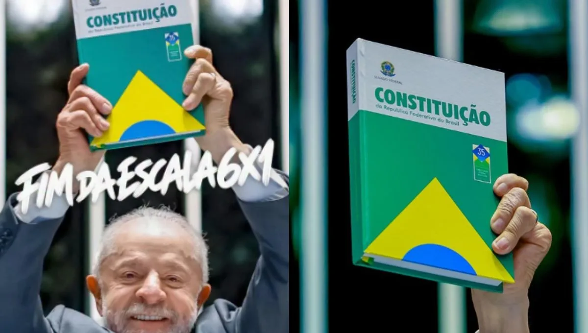 Lula levanta a Constituição e exalta divergência com o Congresso: "Seria muito pior sem ela"