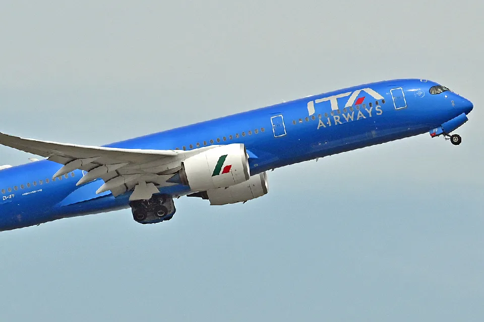 ITA Airways reanuda la ruta Caracas-Roma con tres vuelos semanales en 2027